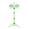 Illuminator 6,000-Lumen Dual Head LED Portable Flood Light with Detachable Metal Tripod 42574 - alternate 1
